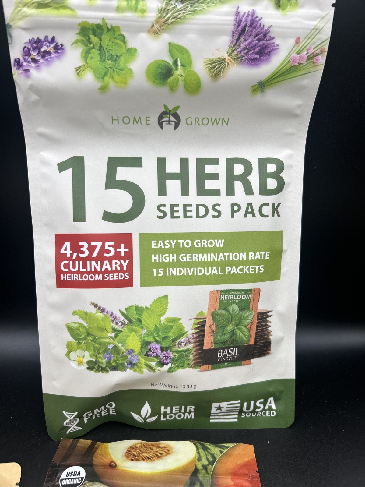 Lot Of Vegetable, Fruit, Herb Seed Packets Packs Non GMO Organic Random Mix Tree