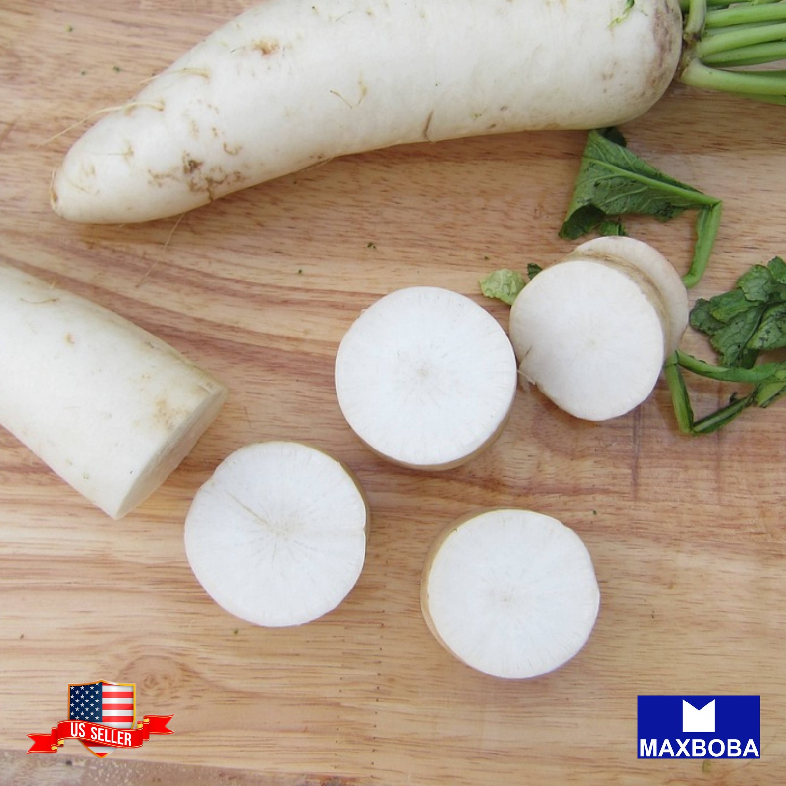 100 White Icicle Organic Radish Fresh Seeds Non-GMO Heirloom Vegetable