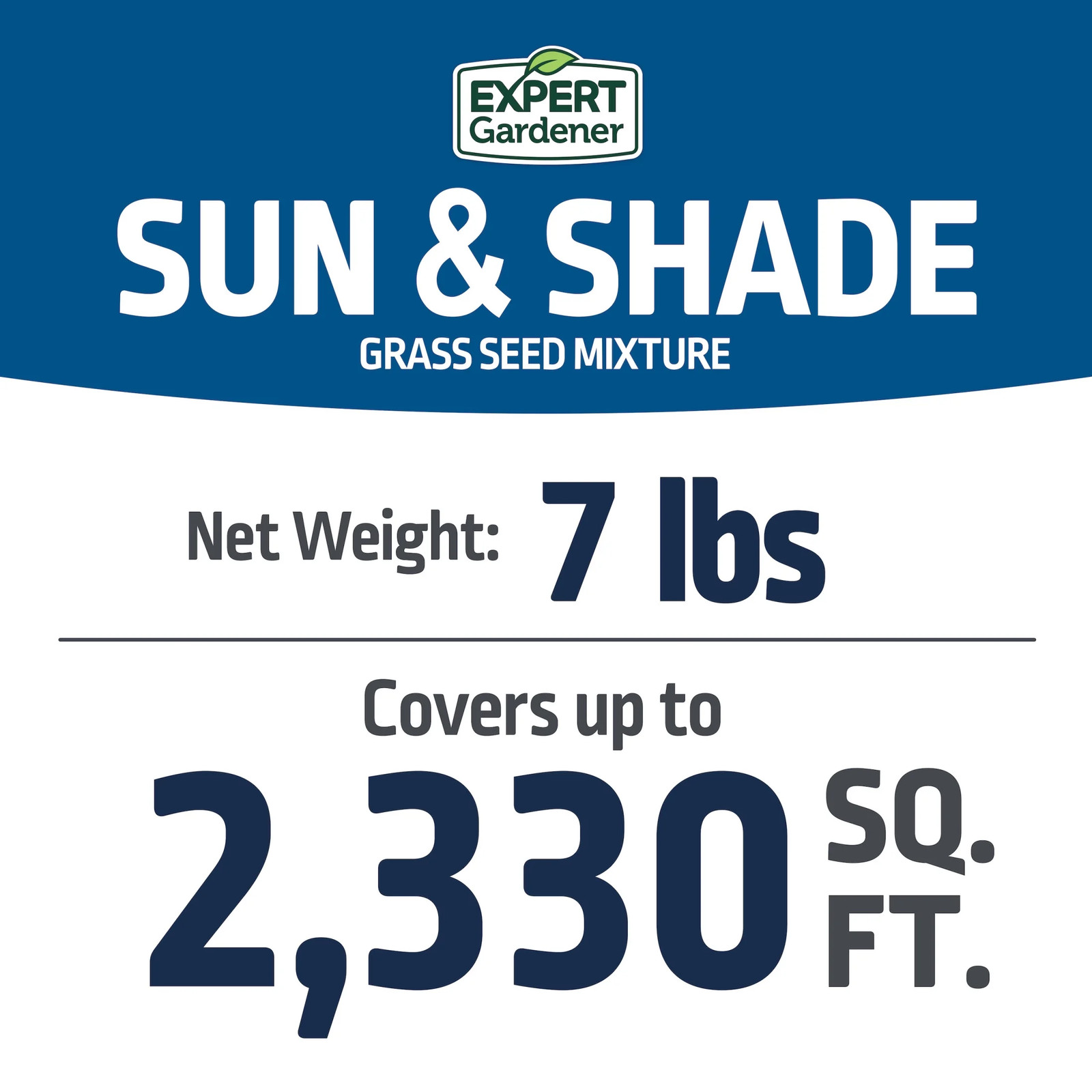 Grass Seed Sun Shade Mix 7 lb Lawn Seed Southern Heat Drought Resistant