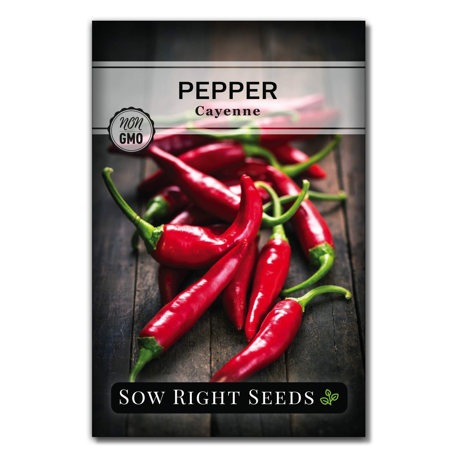 – Cayenne Pepper Seed for Planting – Non-GMO Heirloom Packet with Instruction…
