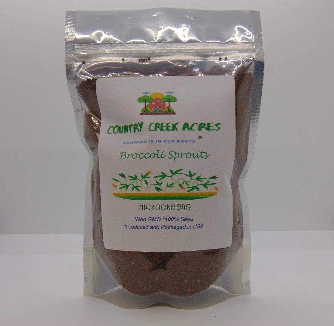 Broccoli Seeds for Sprouting Sprouts Microgreens 8 oz of Pure Seed. . Brand.