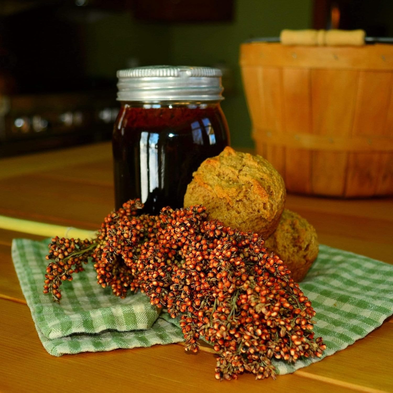 Sweet Sorghum Seeds 300Pcs � Easy Growing, High Yield, Non-Gmo, Ideal for Home G