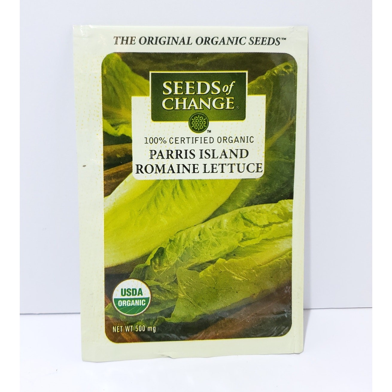 Seeds of Change Organic (2025) – 1pk 500mg Parris Island Romaine Lettuce Seed