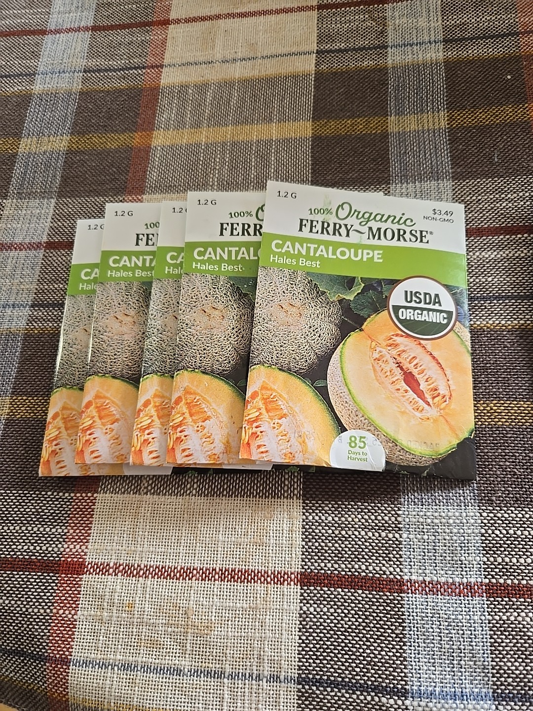Ferry-Morse 2025 Seed Cantaloupe Hales Best Organic 1.2 G