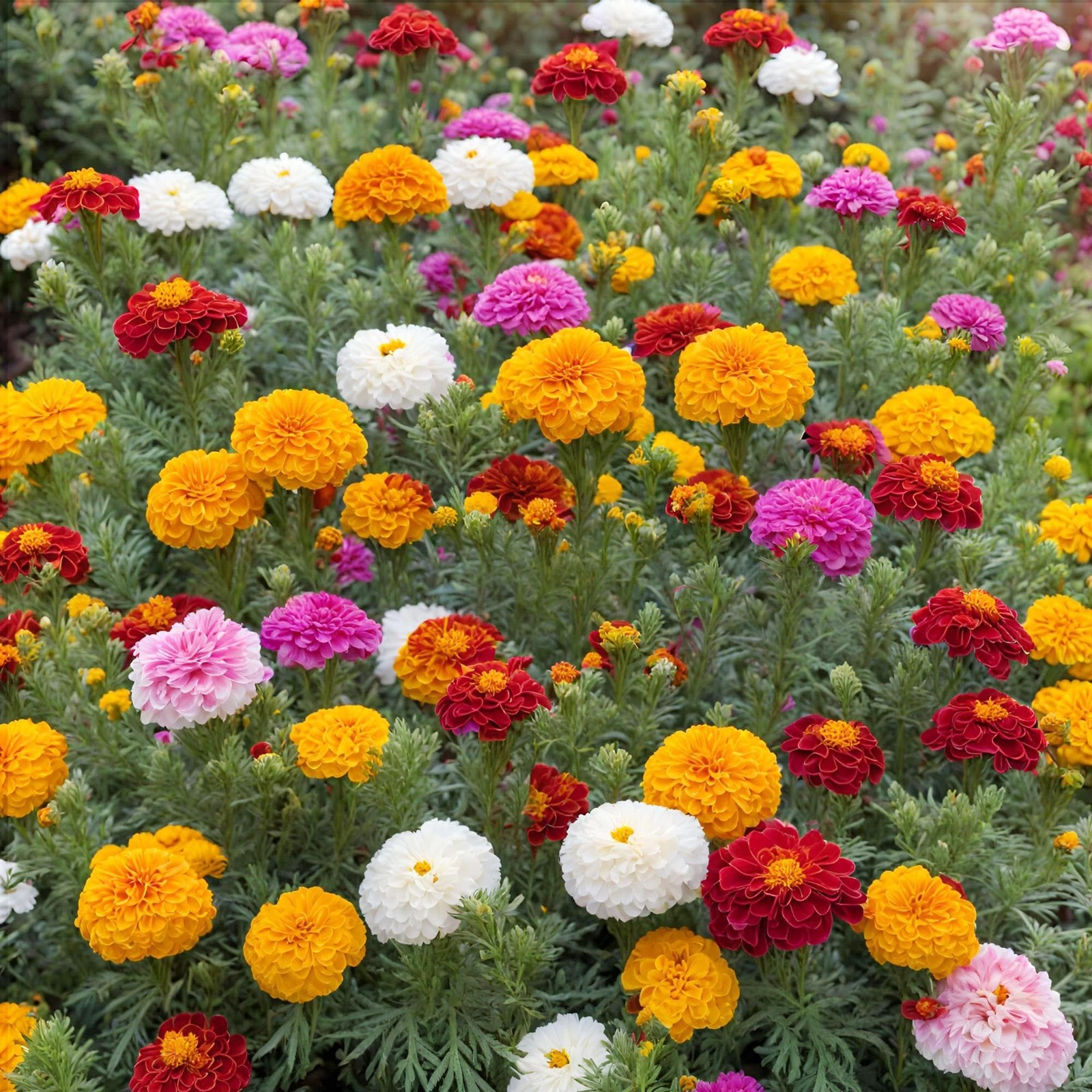 “1000+ NonGMO French Marigold Seeds Attract Bees & Butterflies, Great for