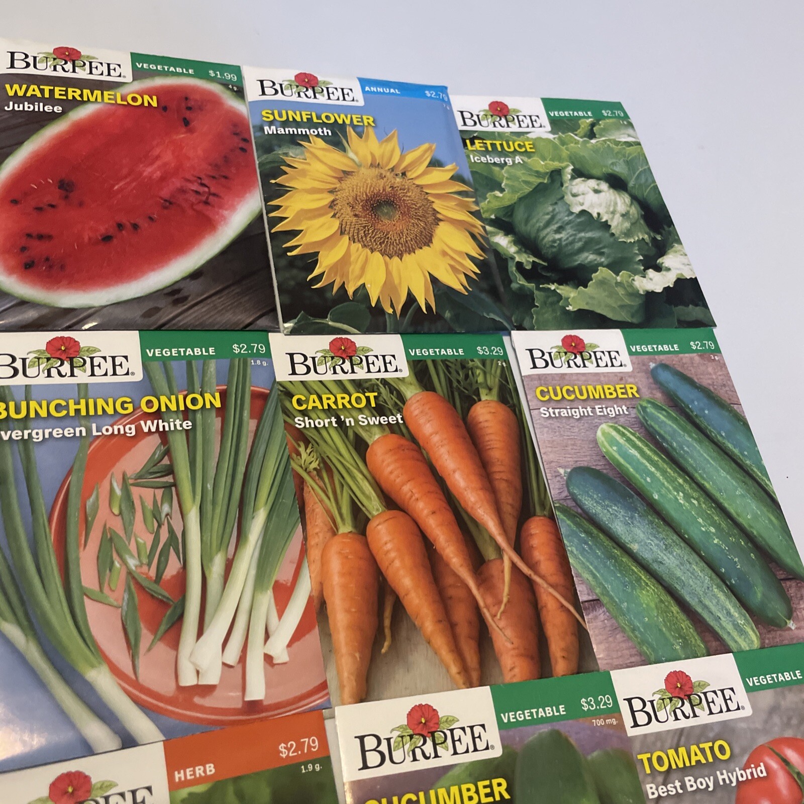 Garden Seeds Lot of 22 Packs of Burpee Vegetable & Herbs Dated 2021