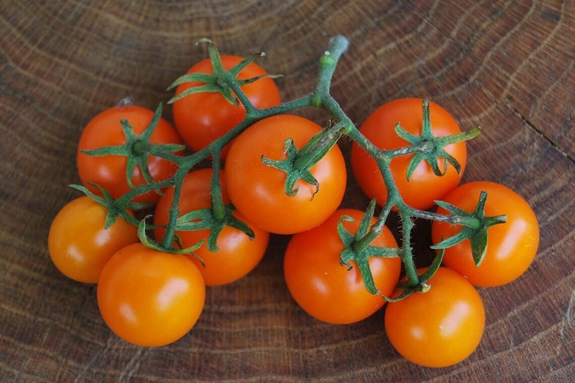 120+ Orange Cherry Tomato Seeds – Heirloom – NON GMO – Organic ——— RARE