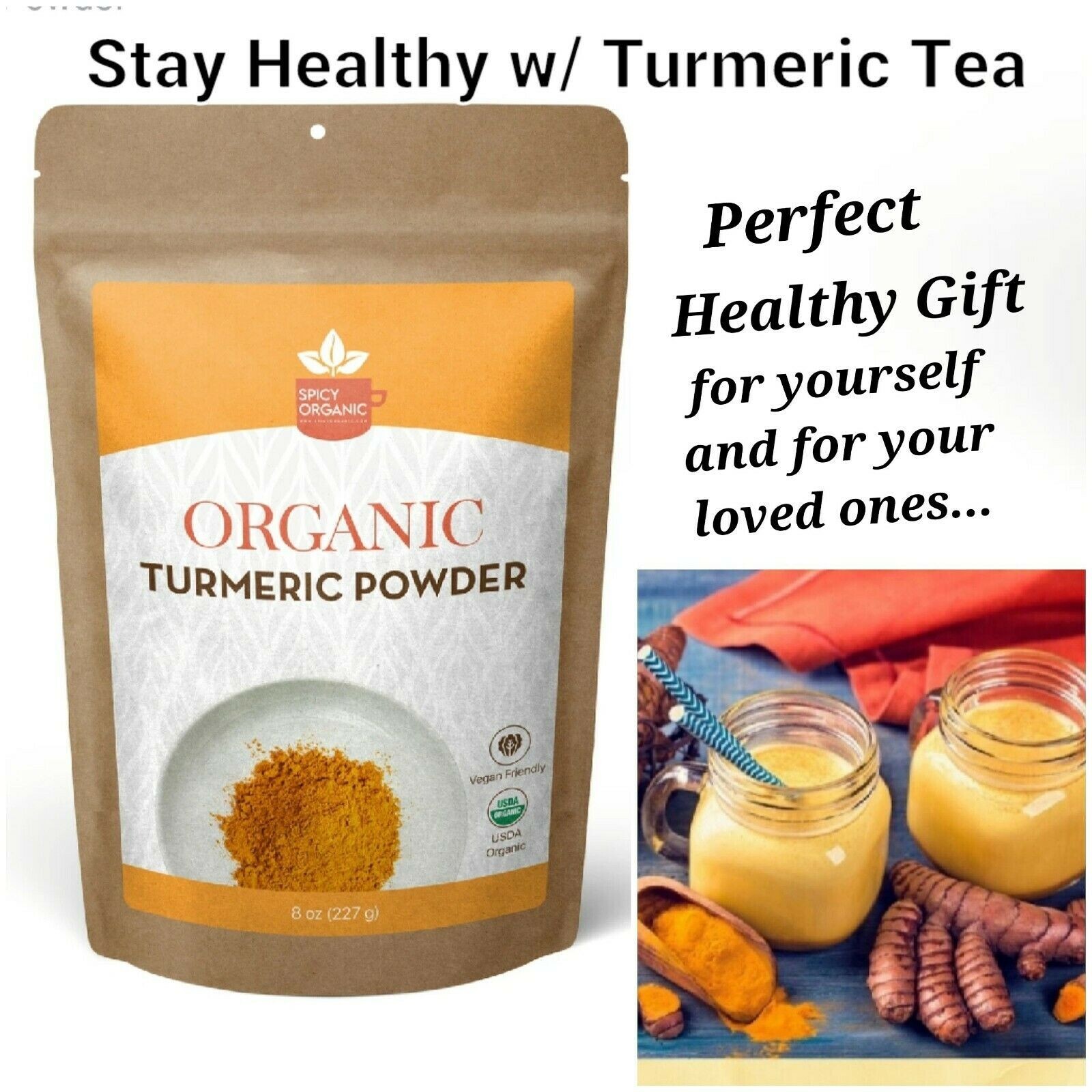 100 Papaya Seeds w/ Free ORGANIC TURMERIC Powder, Non-GMO, Curcumin, Gluten Free