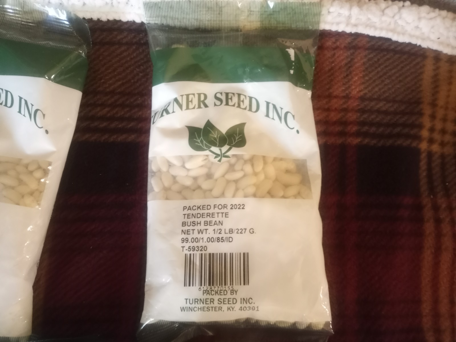 Blue Lake Bush Bean Kentucky Wonder Mtn. White 1/2 Pound Seeds Packed For 2022