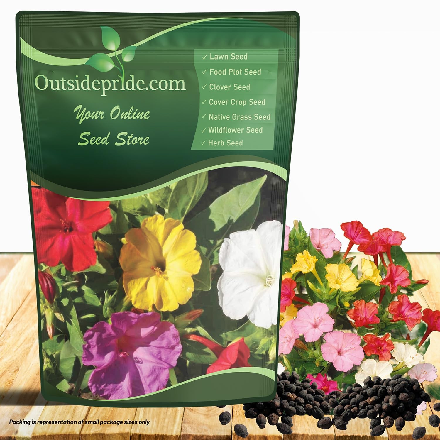 Mixed Four O’clock Flower Seeds – 1 lb Perennial, Fragrant, Trumpet Blooms