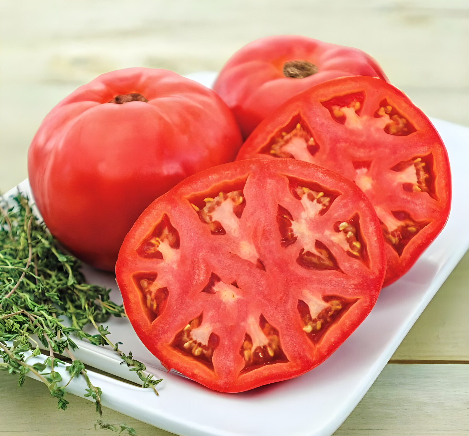 100 Heirloom Red Brandywine Tomato Seeds – Mouth Watering Sweet Amazing Flavor