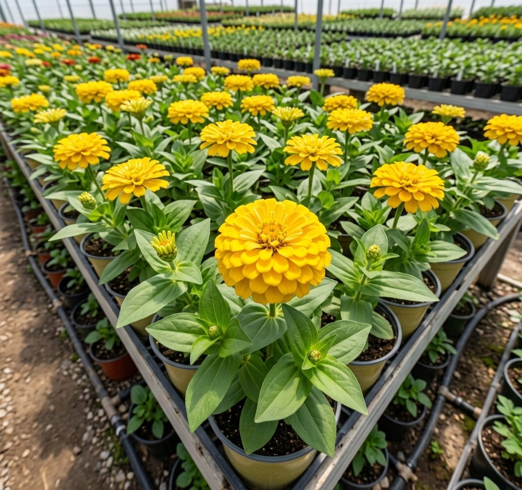 Zinnia Ornamental Flower Seeds 200 Count – For Outdoor Home Planting Areas