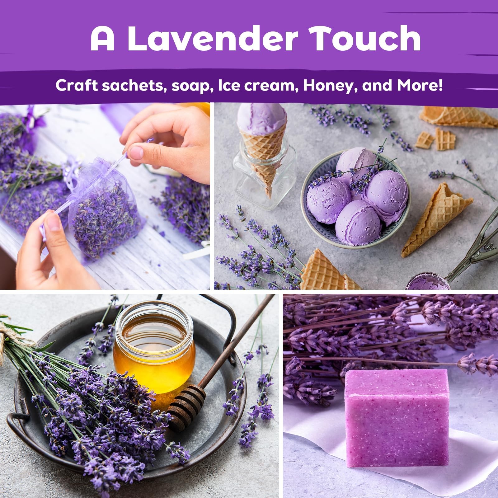 5500+ English Lavender Seeds for Planting Outdoor Heirloom Lavandula Flower S…