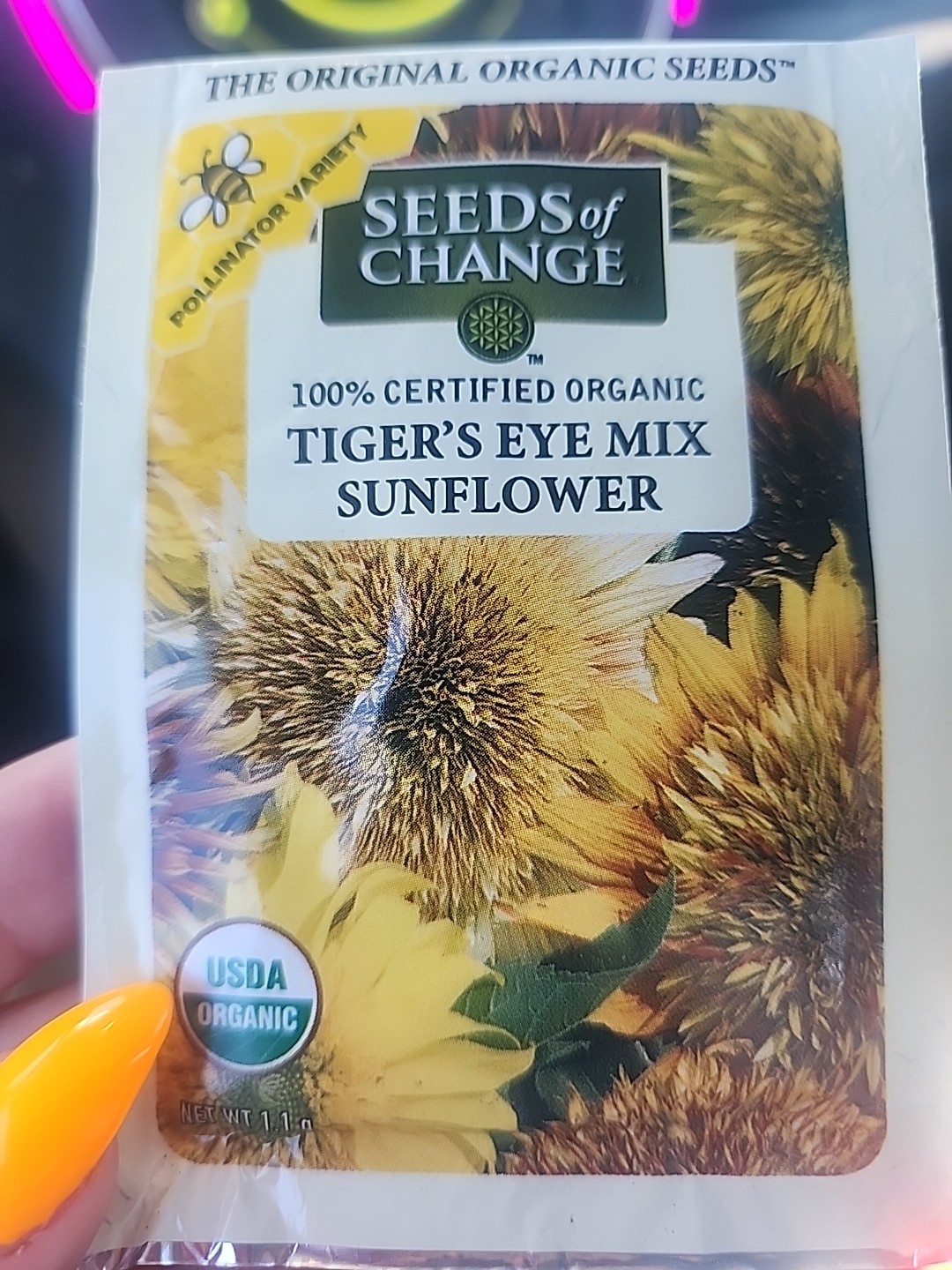 Seeds Of Change Tiger’s EYE mix Sunflower Organic