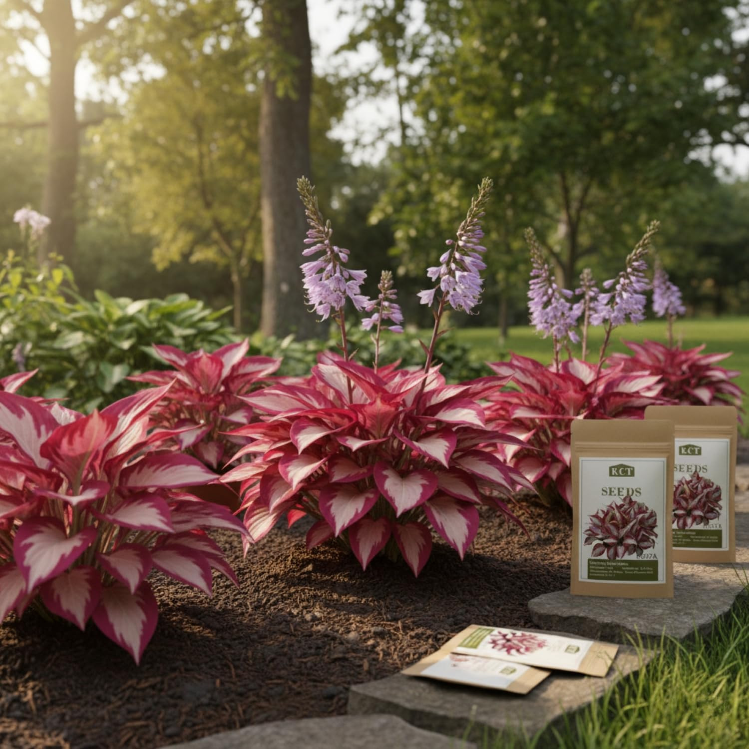100+ Hosta Seeds for Planting Outdoors, Rare Perennial Flower Seeds, Shade Lovin