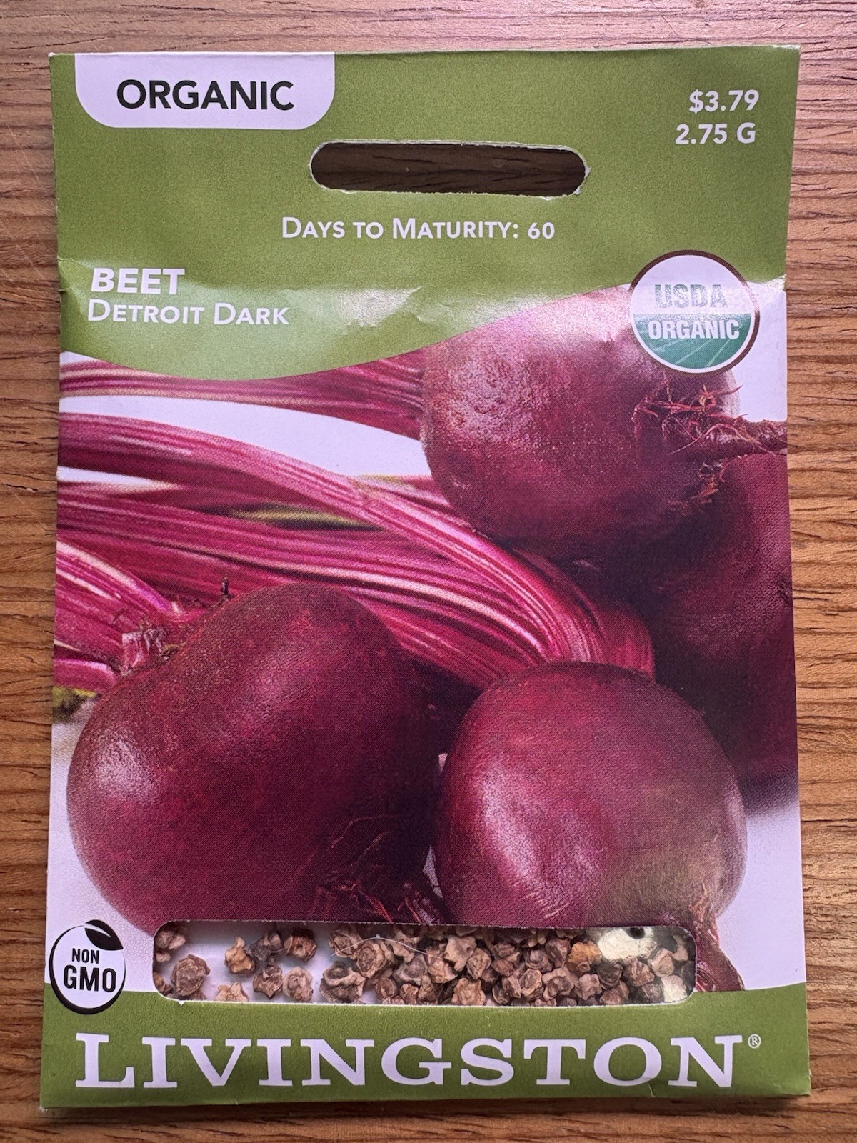 Livingston Seed Company Organic Non-GMO Beet Vegetable Seeds