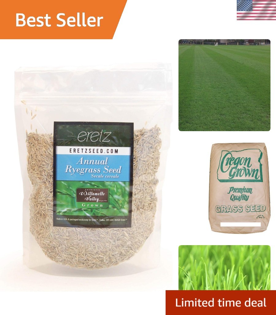 Willamette Valley Annual Ryegrass Seed – 8oz, No Weeds, Quick Grow