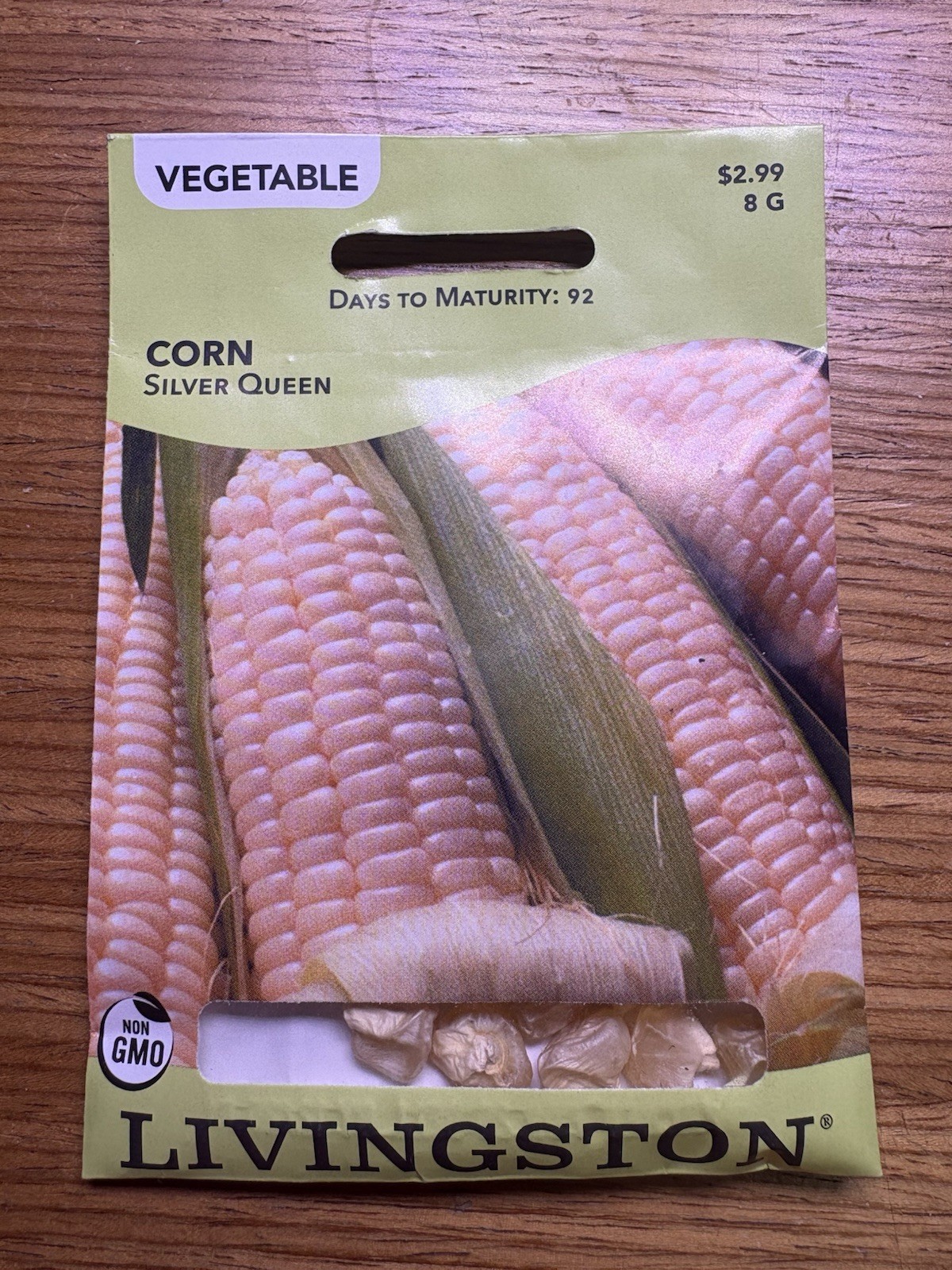 5 PACK BUNDLE Livingston Seed Company Silver Queen Corn Non-GMO Vegetable Seeds