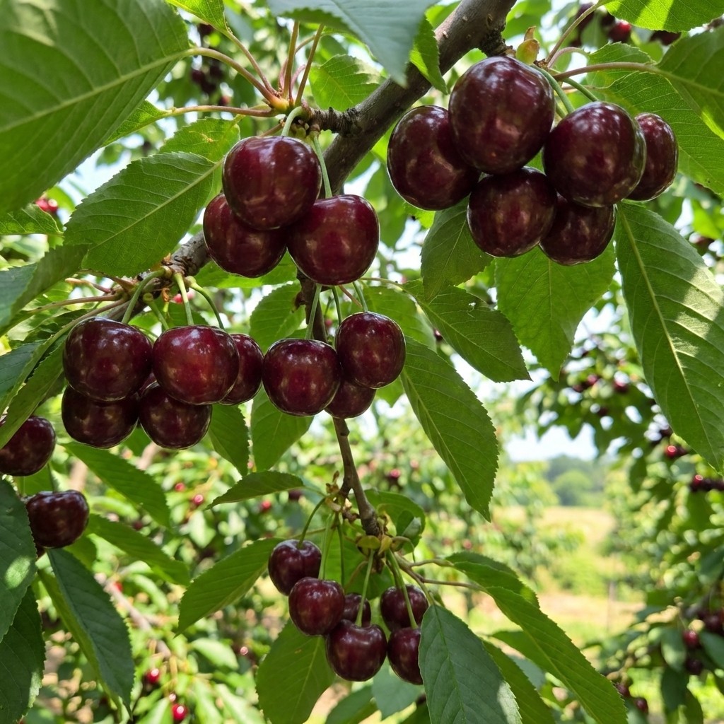 50pcs Cherry Tree Seeds Ornamental & Fruit Bearing for Outdoor Yard Planting