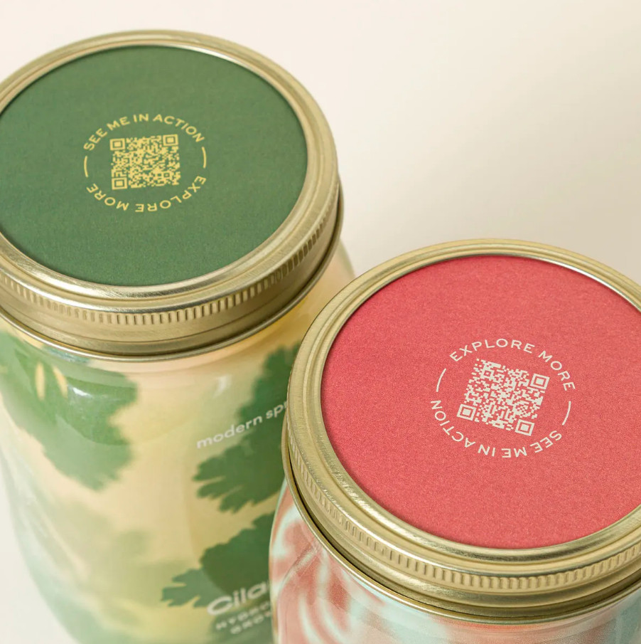 Uncommon Goods Mason Jar Indoor Herb Garden, set of 2