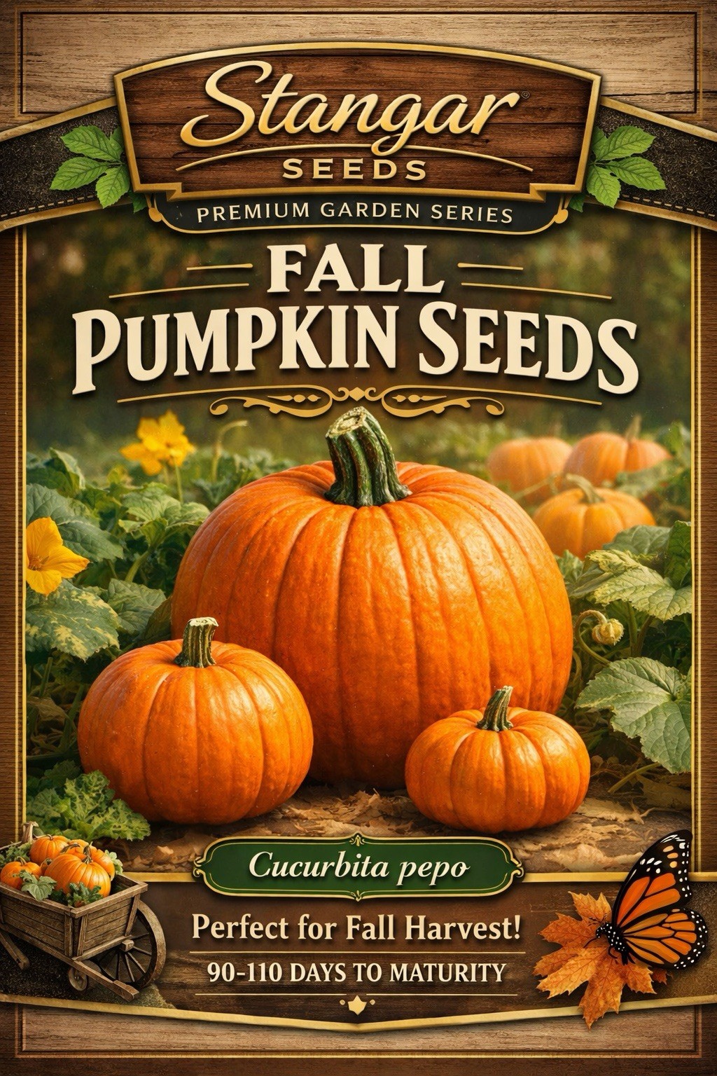 Stangar Fall Pumpkin Seeds NonGMO