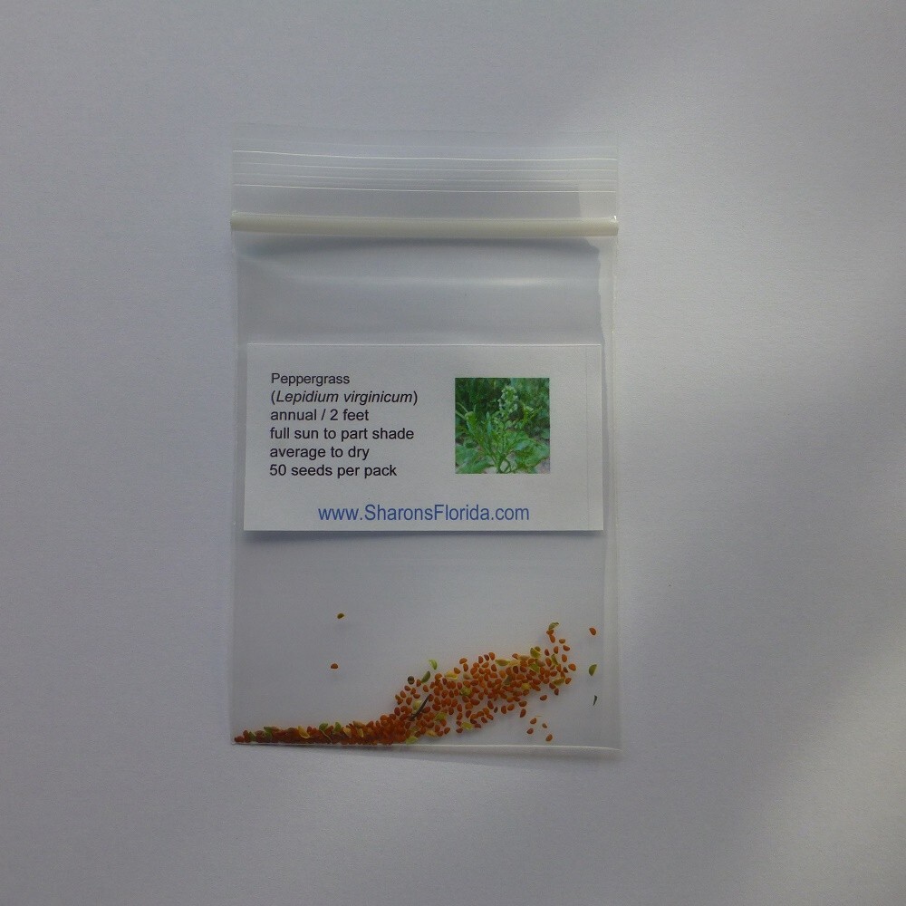 Peppergrass Seeds (Lepidium virginicum) ✤ 50 Organic Seeds