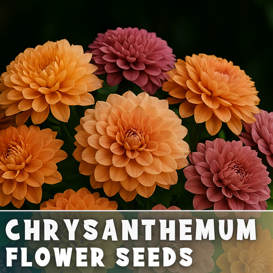 Timeless Mix Mum Chrysanthemum Seeds 200+ Seeds Mum Flower, Flower Seeds