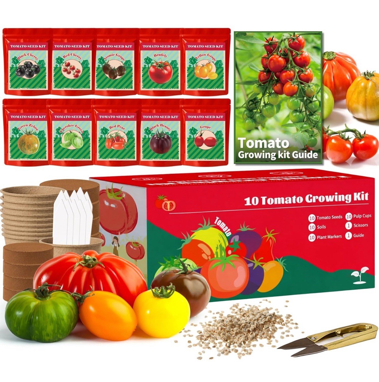 2 sets of 10 Pack Tomato Seeds for Planting