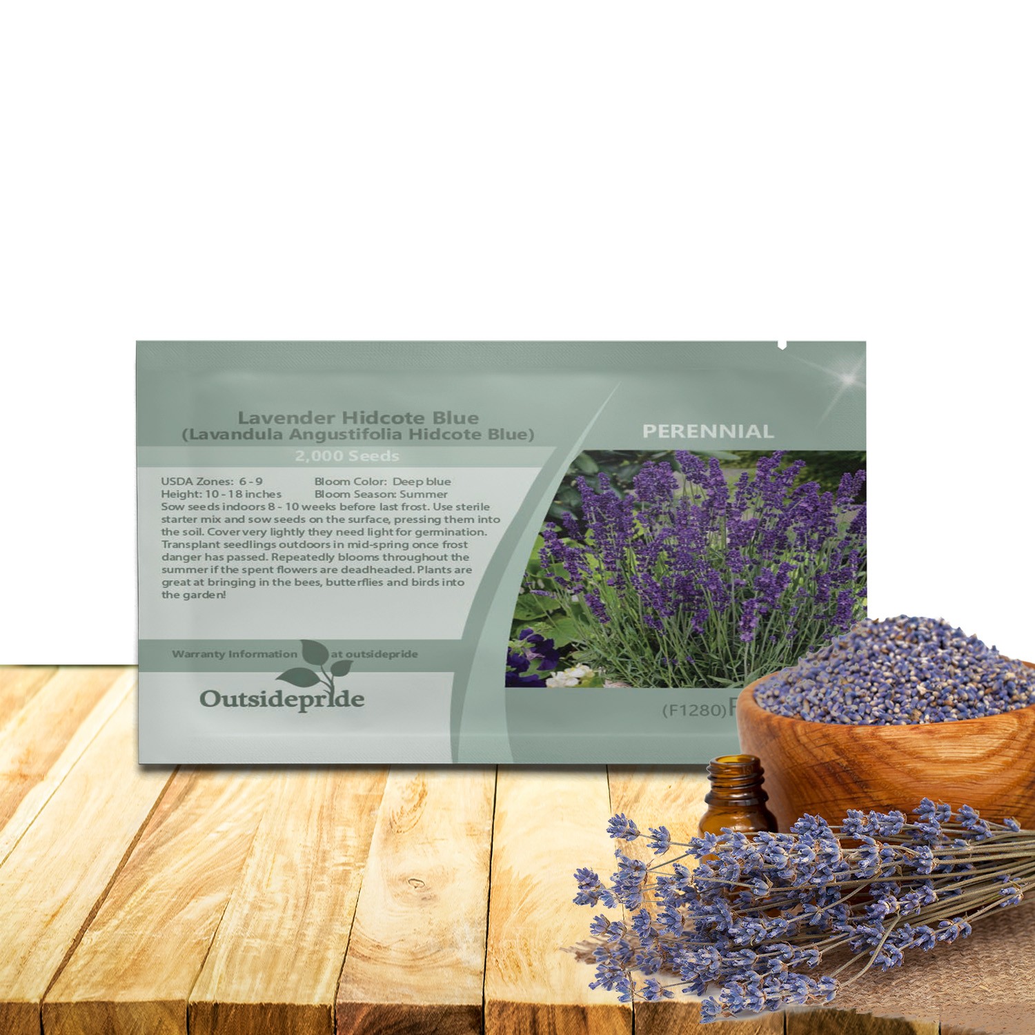 1000 Seeds Lavender Hidcote Drought Tolerant Herb Garden Plants For Xeriscaping