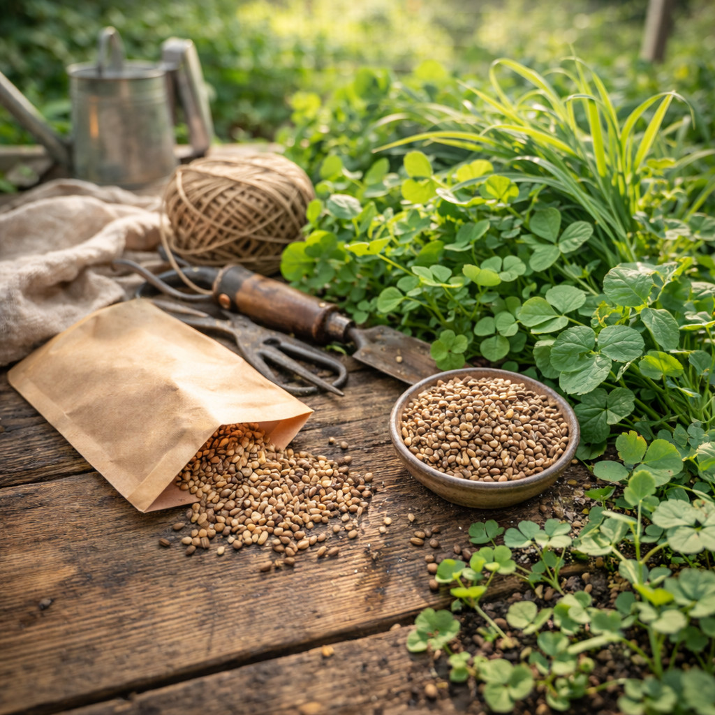 Chicken Forage Blend Seeds – Backyard Chicken Feed Mix, Poultry Forage Seed 1 oz