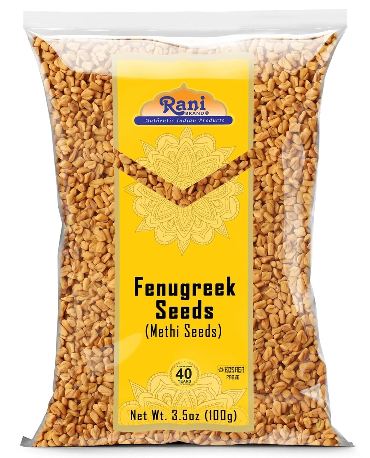 Authentic Indian Fenugreek Seeds 3.5oz – Non-GMO & Kosher Spice by Rani