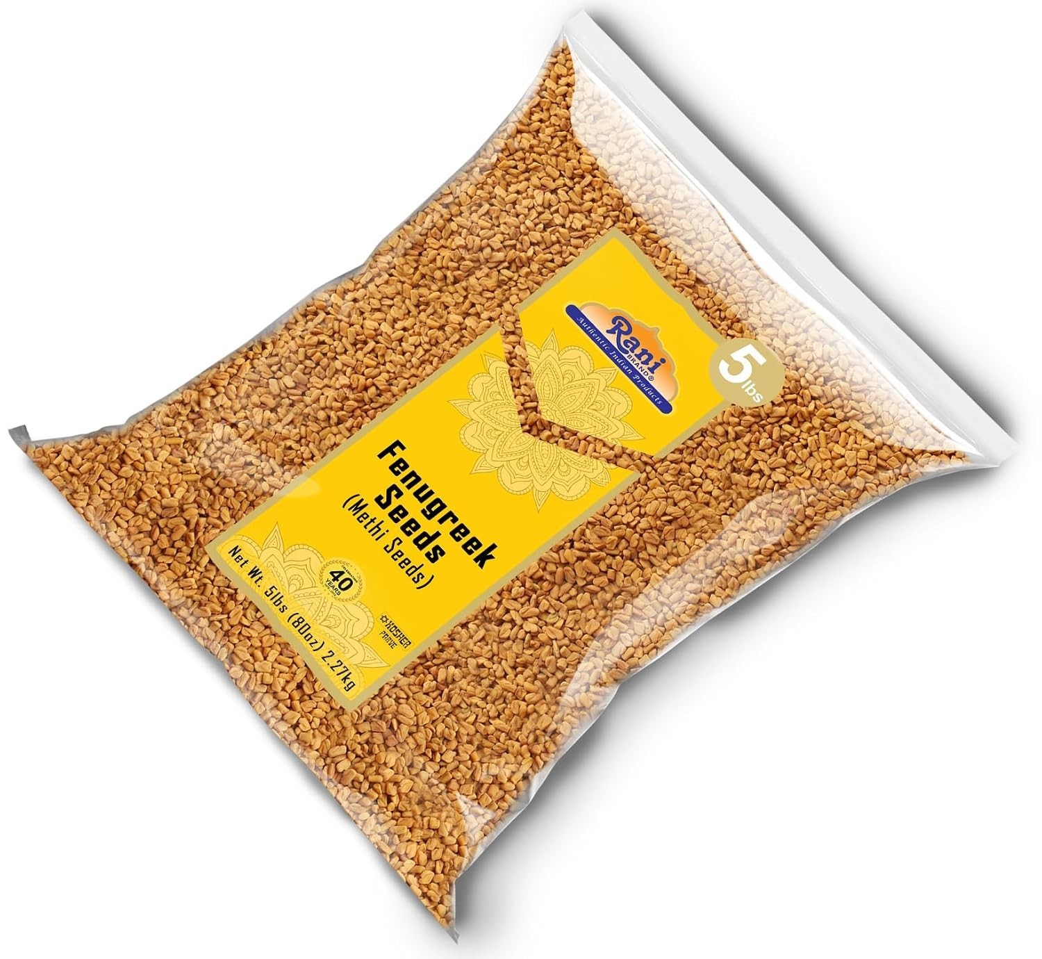 Rani Fenugreek Seeds Bulk 5lbs – Indian Origin, All Natural