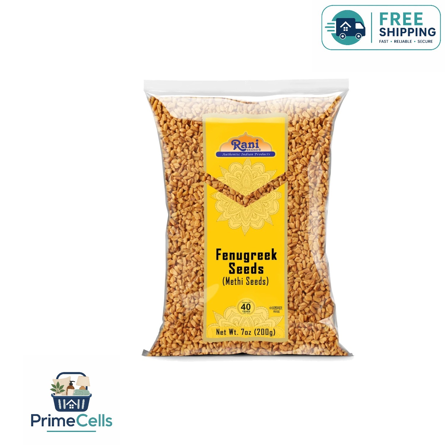 7oz Rani Fenugreek Seeds – Non-GMO, Gluten Friendly, Perfect for Gourmet Cooking
