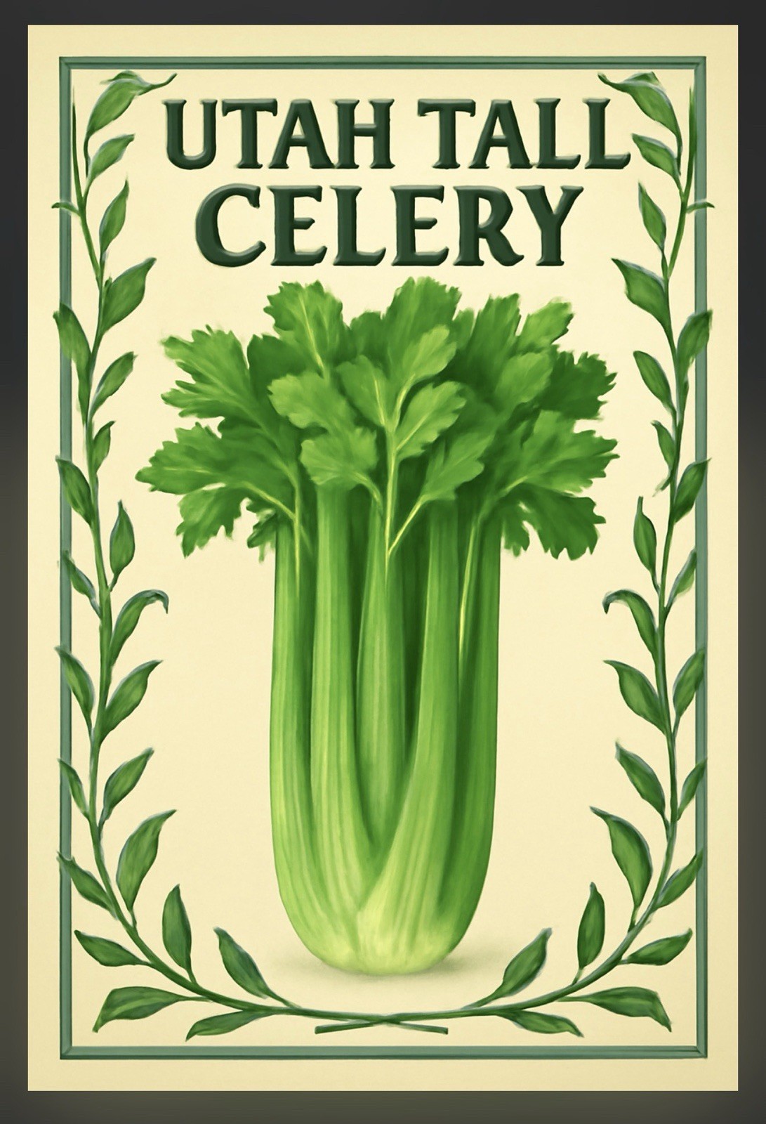 Celery Seeds, Tall Utah Heirloom, Non-GMO, Crisp & Flavorful, Free Shipping