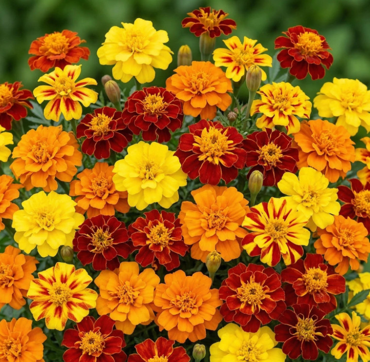 Landscaper’s Pack French Marigold PETITE MIX Companion Plant Dwarf 600 Seeds!