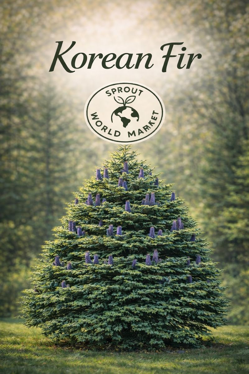 25 Korean Fir Tree Seeds – Grow Hardy Evergreen Conifer