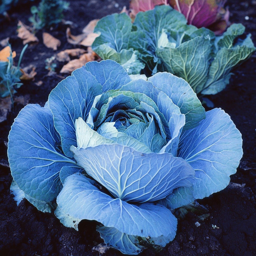 Blue Vantage Cabbage Seeds (50) / Rare / DELICIOUS / Easy
