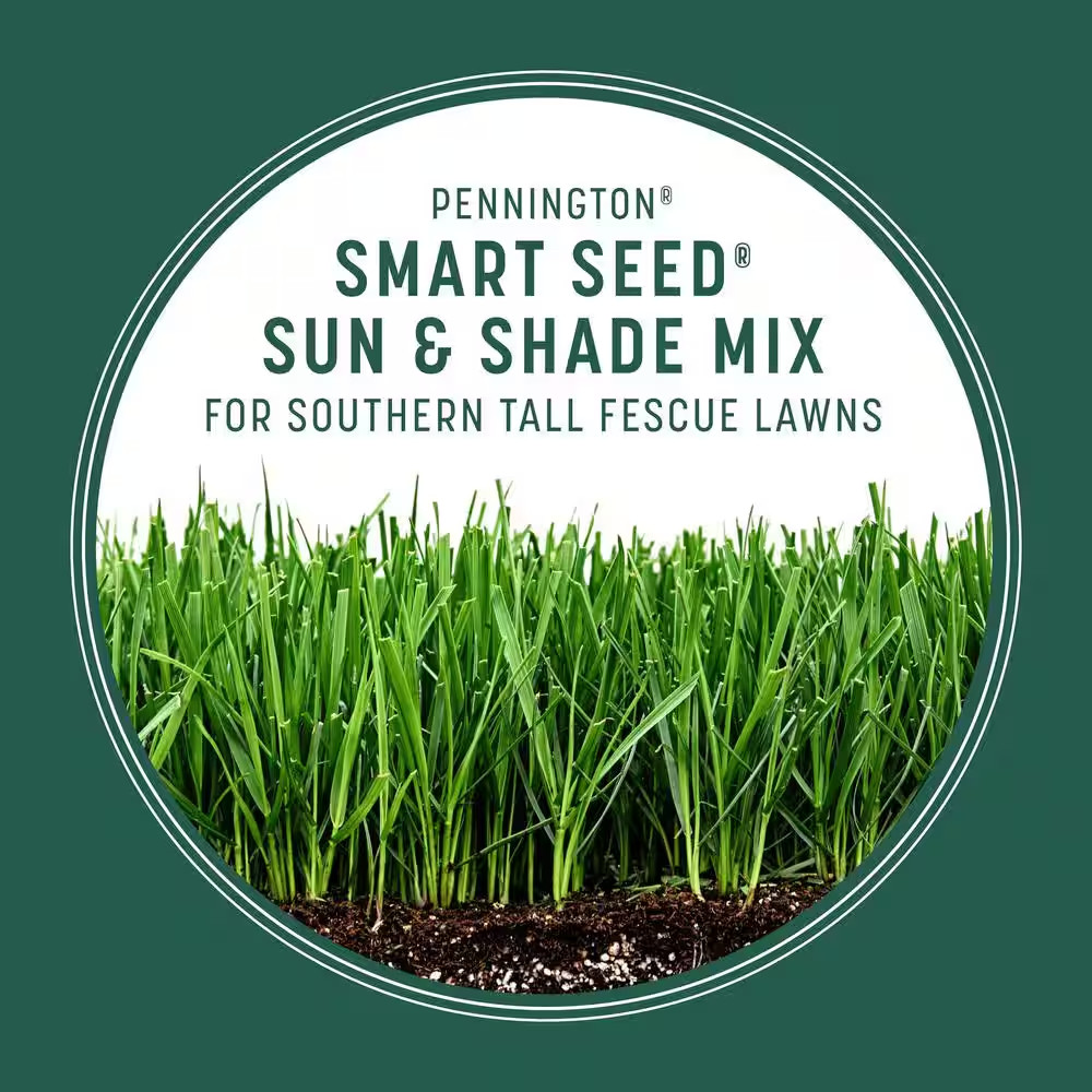Smart Seed Sun and Shade South 20 Lb. 6,660 Sq. Ft. Grass Seed and Lawn Fertiliz