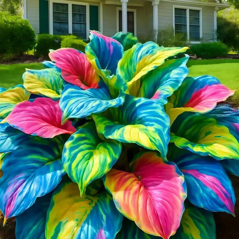 305+ Hosta Seeds Mix for Planting,Rare Hosta Seeds Mixed Colors,Dual Use for