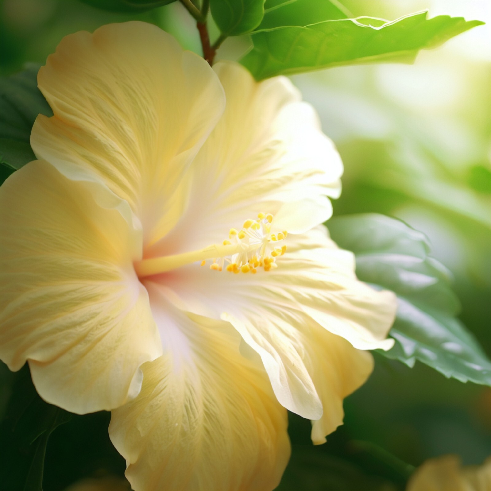 20 Light Yellow Hibiscus Seeds Flowers Flower Seed Perennial Bloom US SELLER