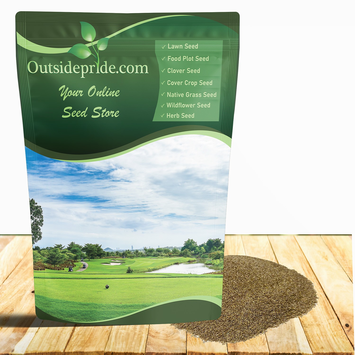 2 LBS V8 Creeping Bent Grass Seed For Golf Courses & Putting Greens