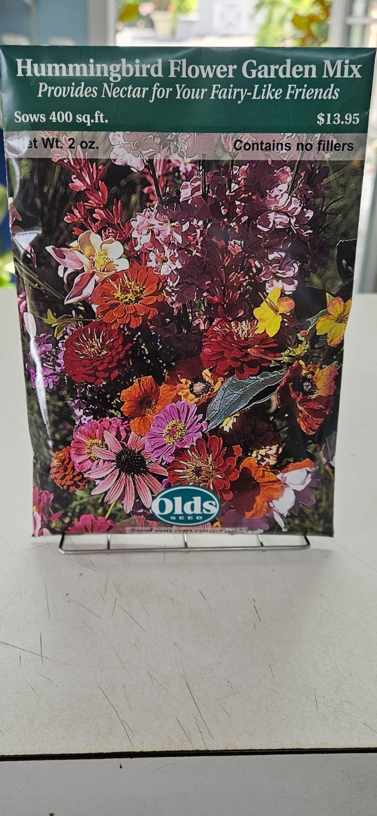 Hummingbird Flower Garden Mix, Perennial & Annual Species Sows 400 sq ft