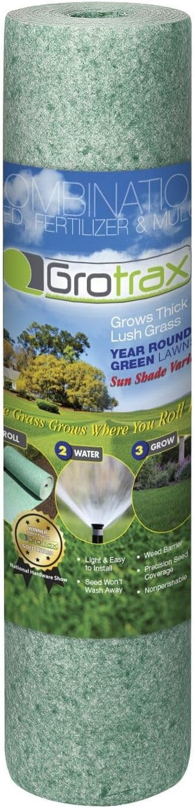 Grotrax Big Roll (100 Sq. Ft) – Whole Lawn Shade Year round Green