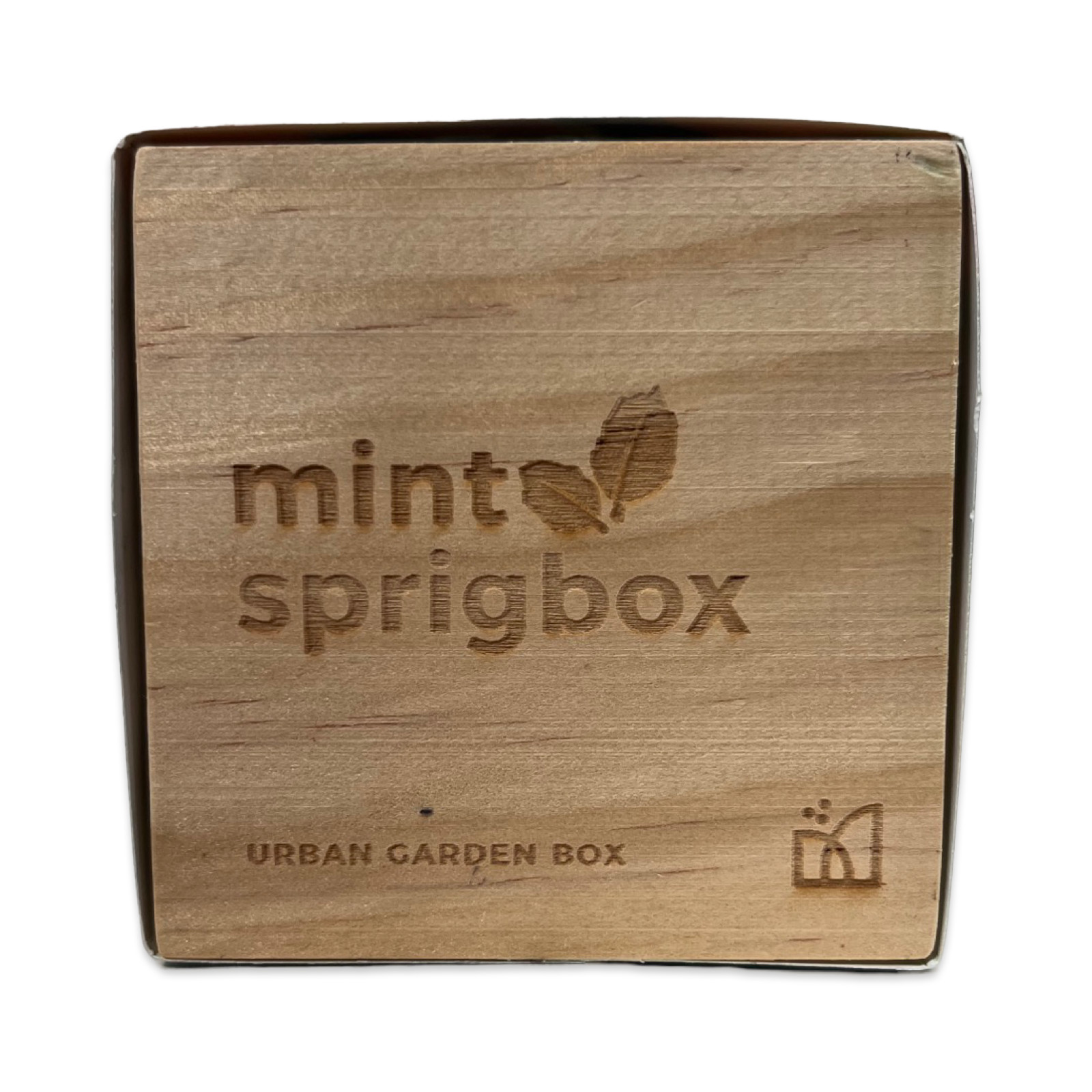 Mint Sprigbox Urban Garden Wooden Box Plant Herb Gardening NIB Fast Ship