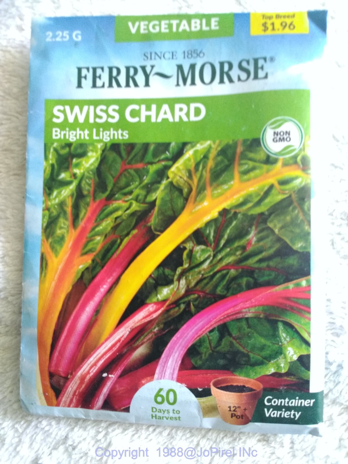 Swiss Chard Seeds 2.25g Non GMO-Organic