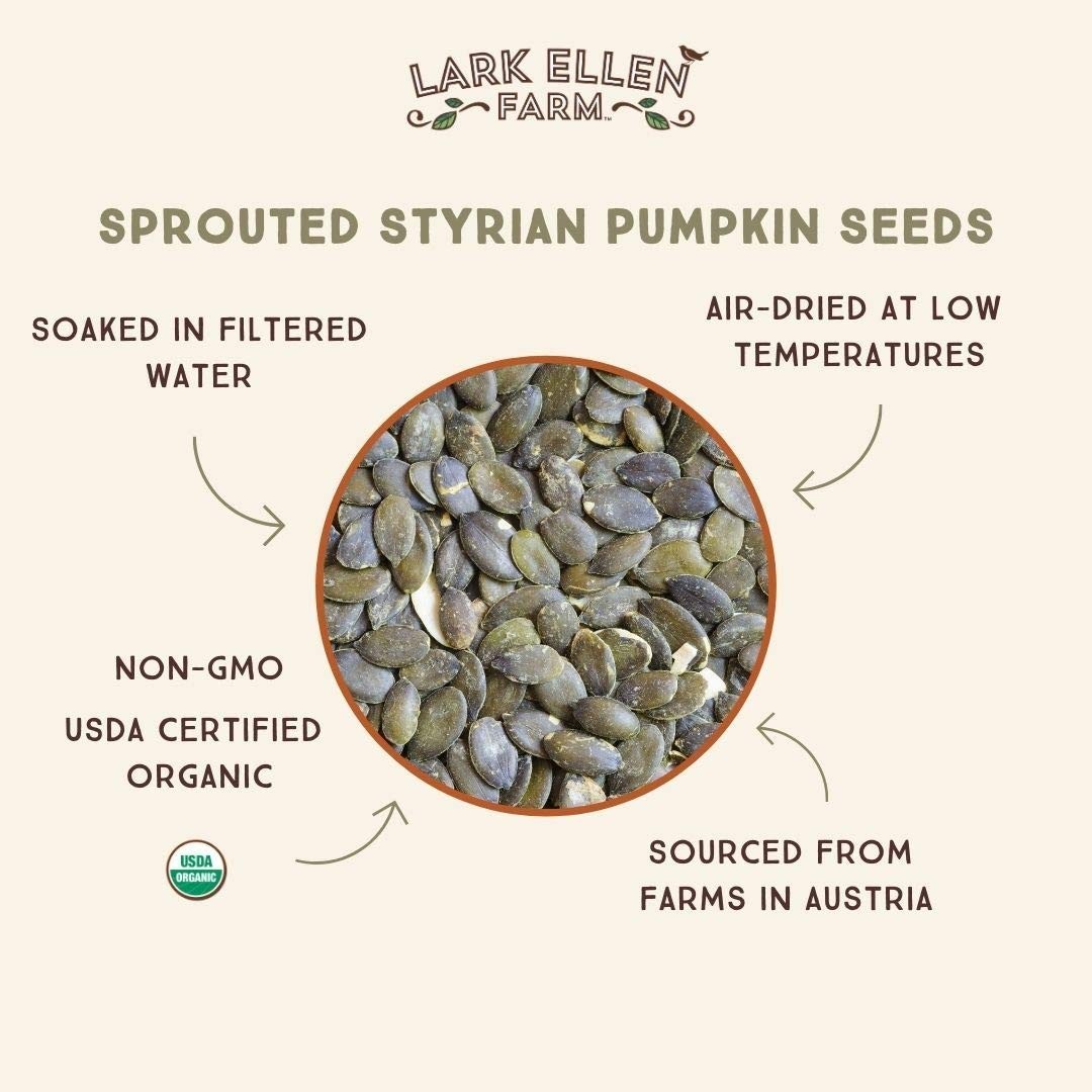 Organic Raw Pumpkin Seeds 42oz Total – Sprouted Pepitas, Non-GMO, Paleo,