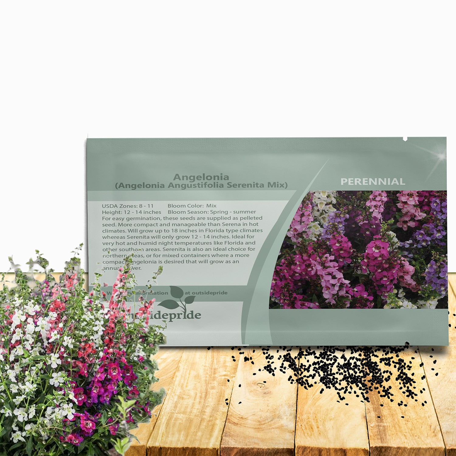 30 Seeds Drought Tolerant Angelonia Serenita Garden Flower Plant Seed Mix