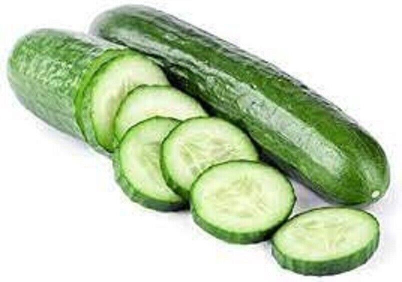50 Long Green Imp. Slicing Cucumber Seeds Non-GMO Heirloom Free shipping