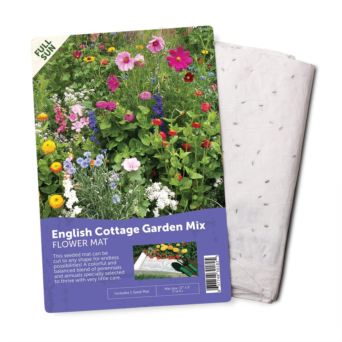 Seed Mat – Easy to Plant and Grow Garden Seeds – Creates Fragrant, Vibrant Fl…
