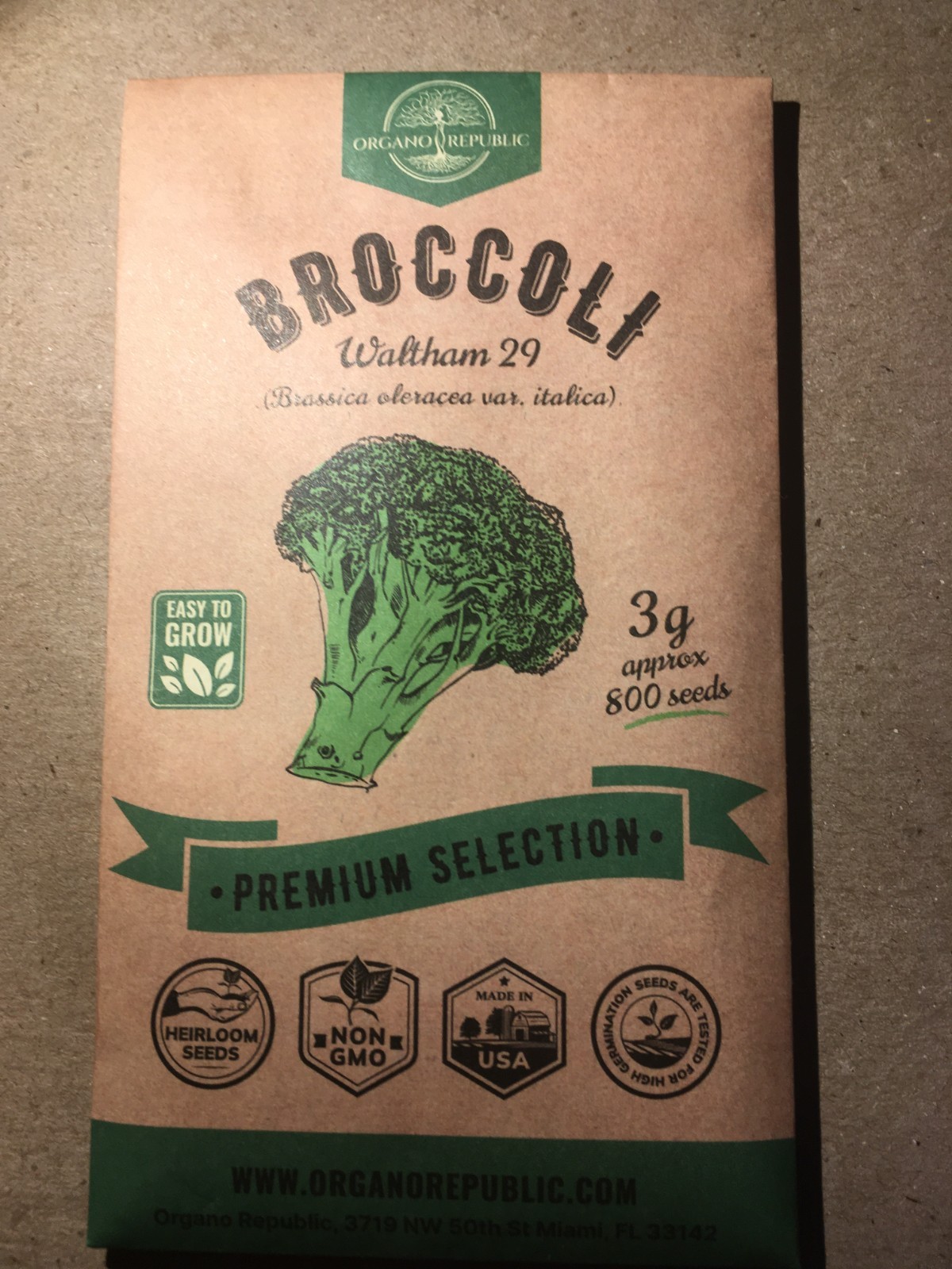 Broccoli Waltham 29 Seeds – Organo Republic